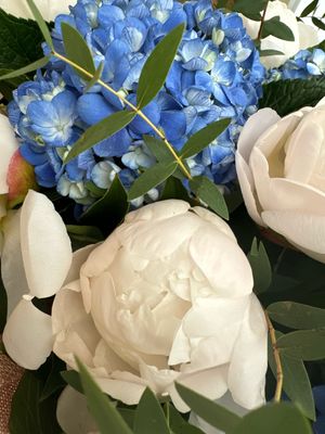 Bouquet with Peonies and Hydrangeas