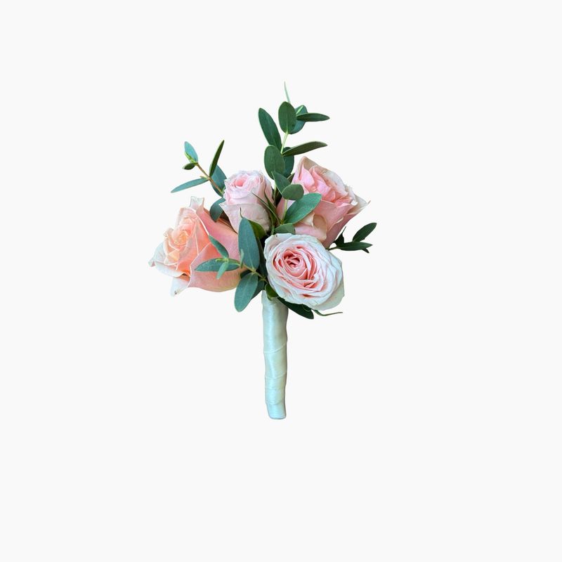 Boutonniere with pink Roses