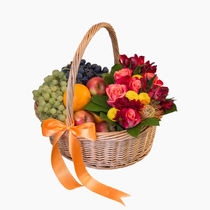 Fiesta floral de frutas