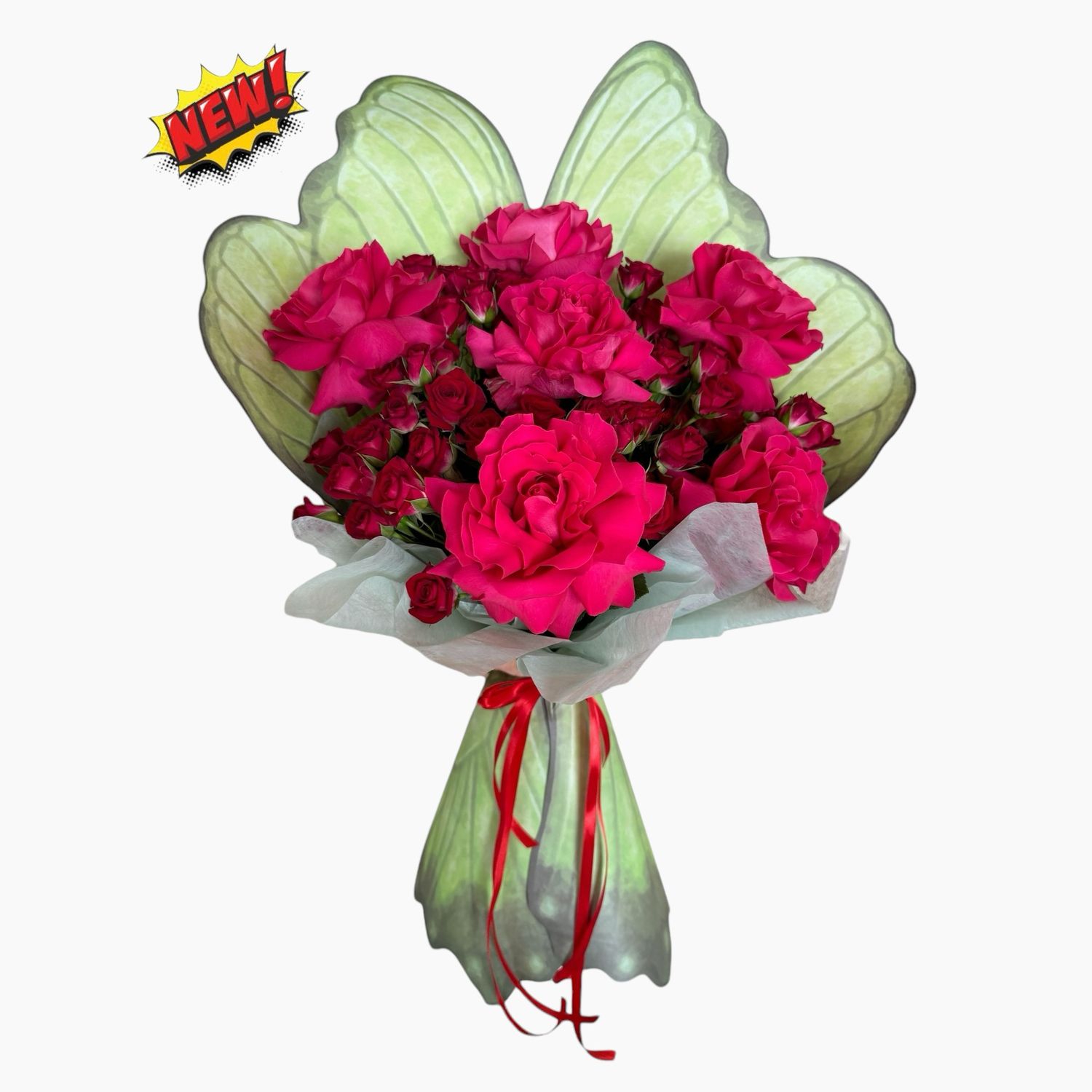 Bouquet Butterfly with Roses