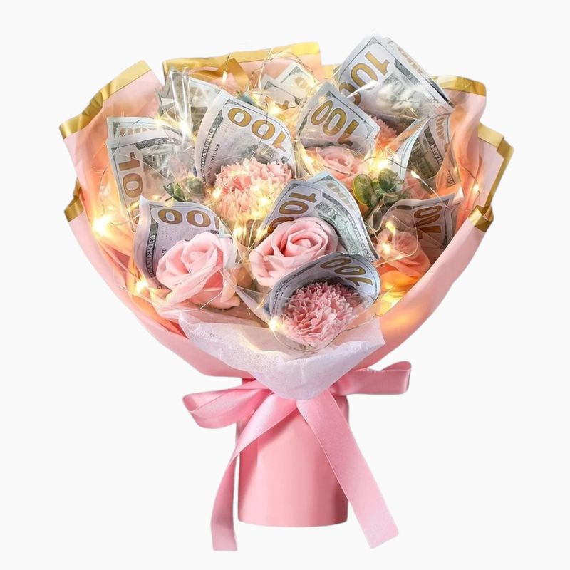 🆕️ 💵 Pink Luxury Cash Money Bouquet