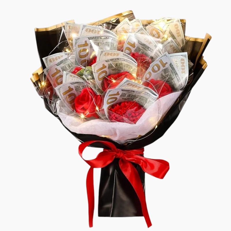 💵 Black Luxury Cash Money Bouquet