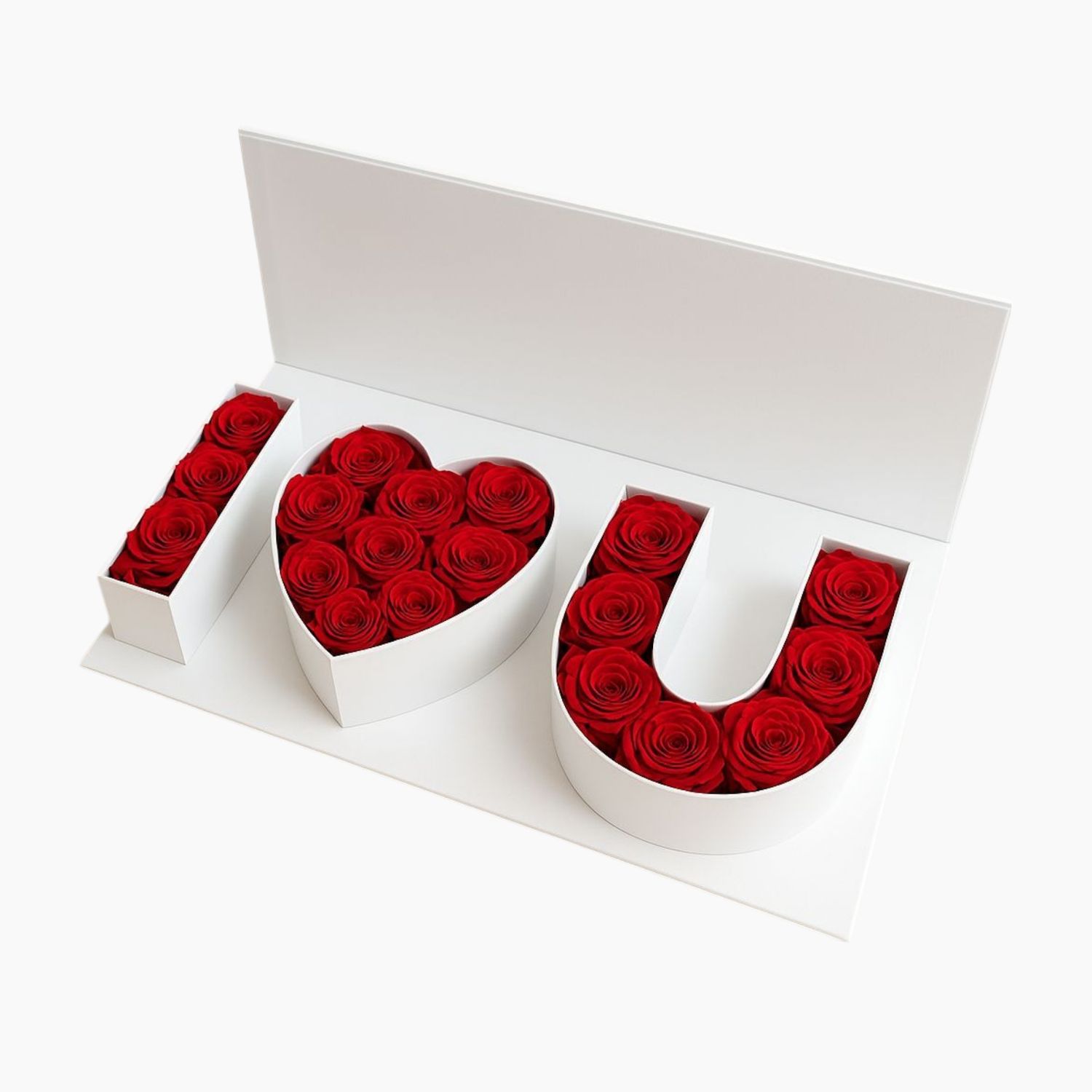&quot;I Love U&quot; — Rose Arrangement