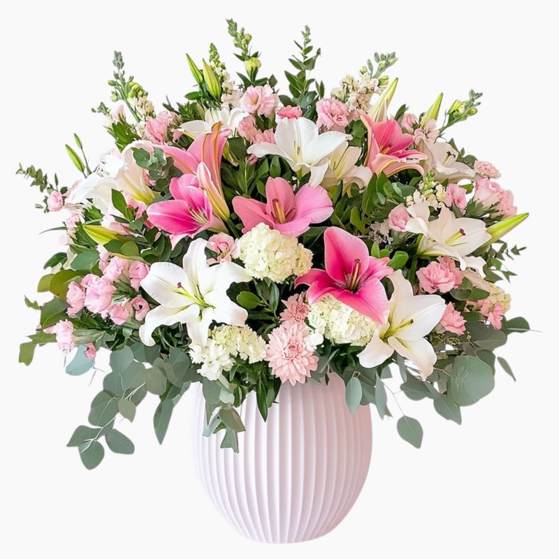 Composition with lilies