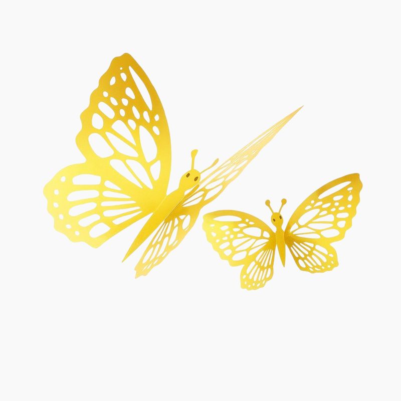 Decor pick &quot;Two little golden butterflies&quot;