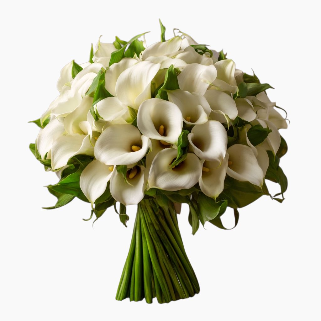 Bouquet of calla lilies