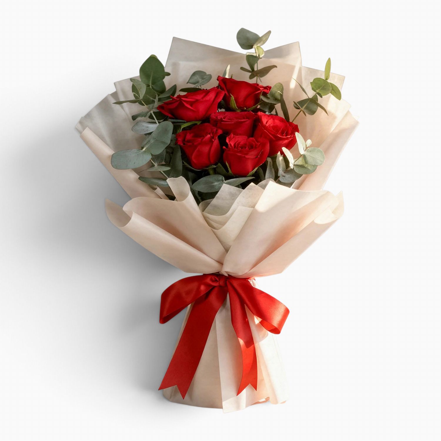 Bouquet of 6 roses