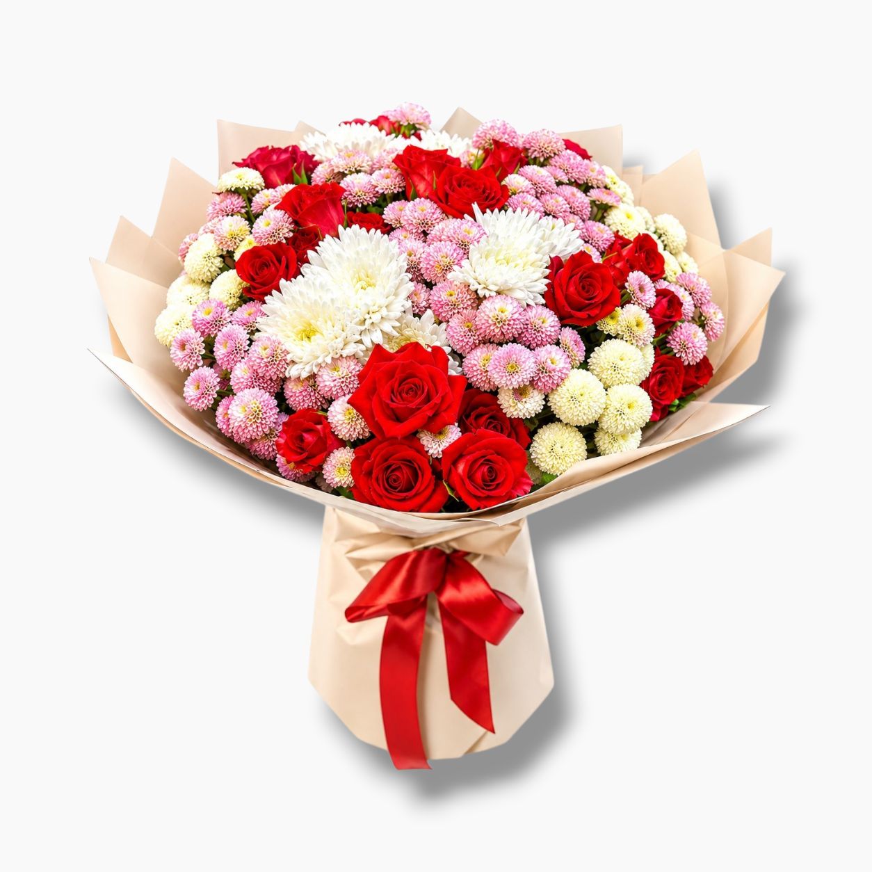 Bouquet with Chrysanthemum and Rose