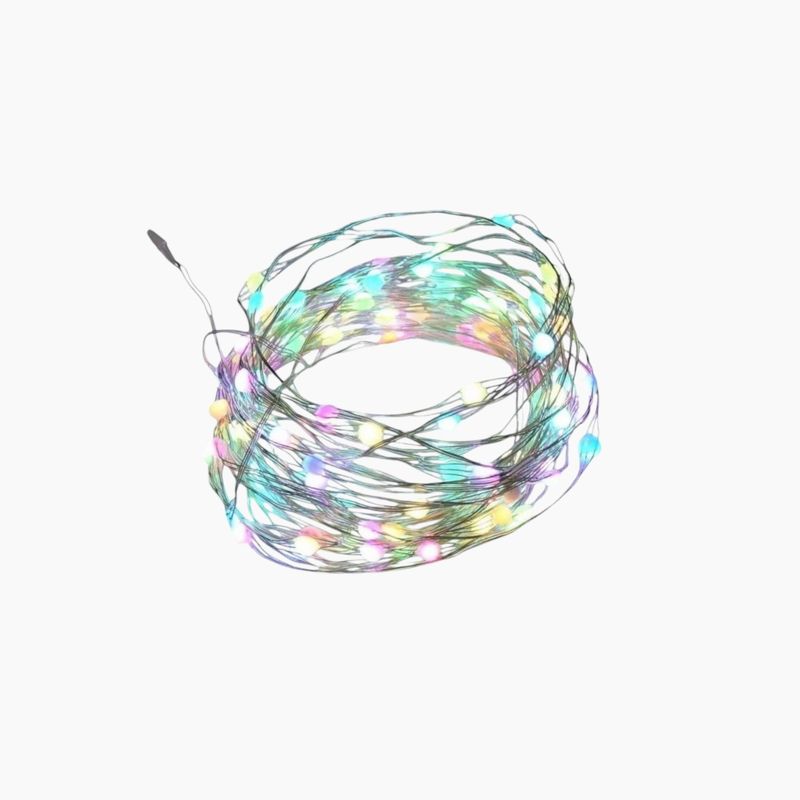 Luces LED para las flores.
