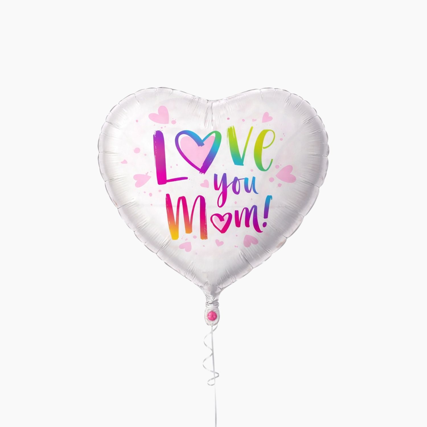 “Love You Mom” Heart Balloon