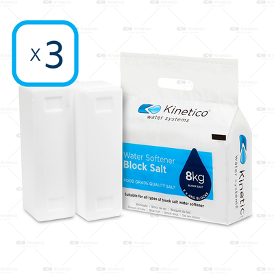 Kinetico Block Salt 8kg - 3 Bags