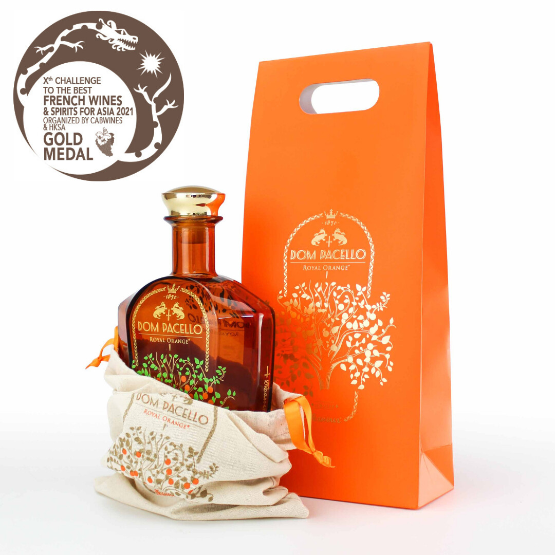Pomerančový likér Dom Pacello Royal Orange, 40%, 70 cl