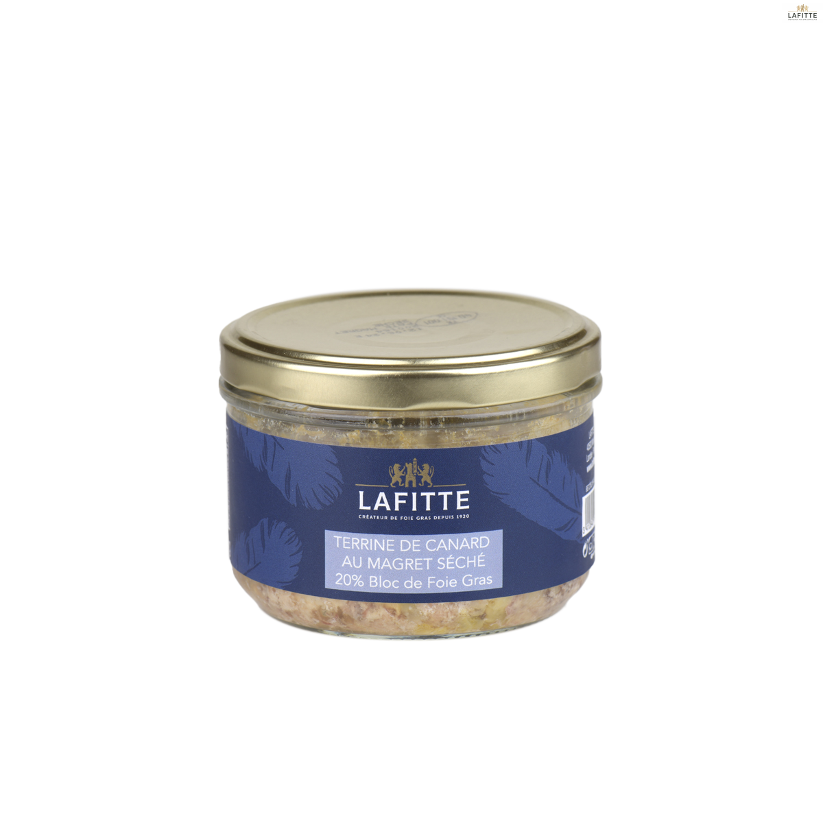 Terina s kachními prsy +20% Foie Gras blok, 180 g