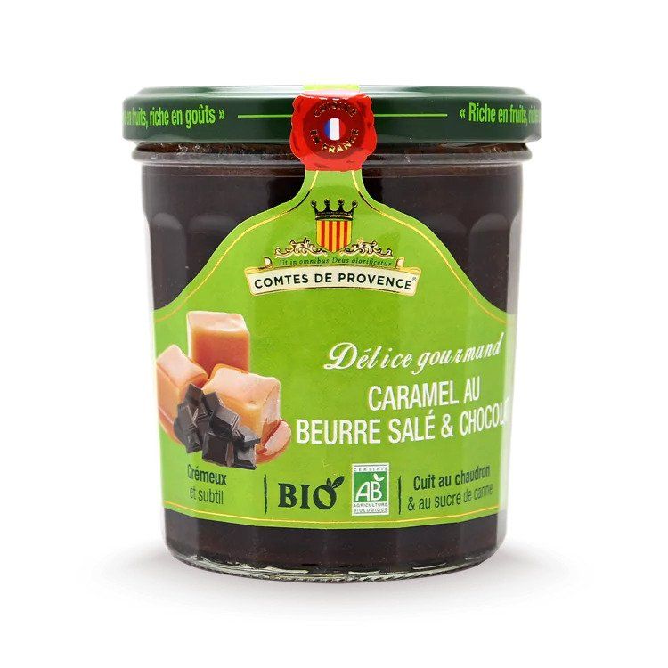 Slaný karamelový krém s čokoládou, BIO, 330g