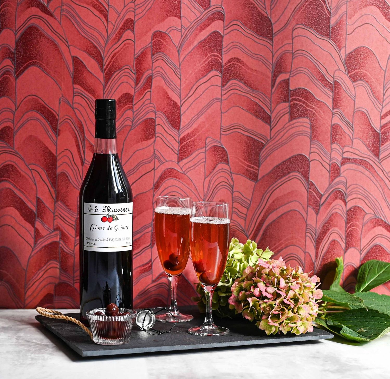 Sada s griotkovým likérem