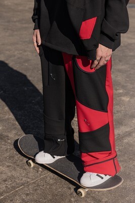 Calças Contraste Edição Vermelho