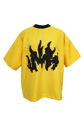 T-Shirt Amarela &quot;Metalcore Font&quot;