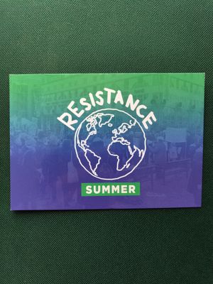 Set of 5 Resistance Summer Postcards