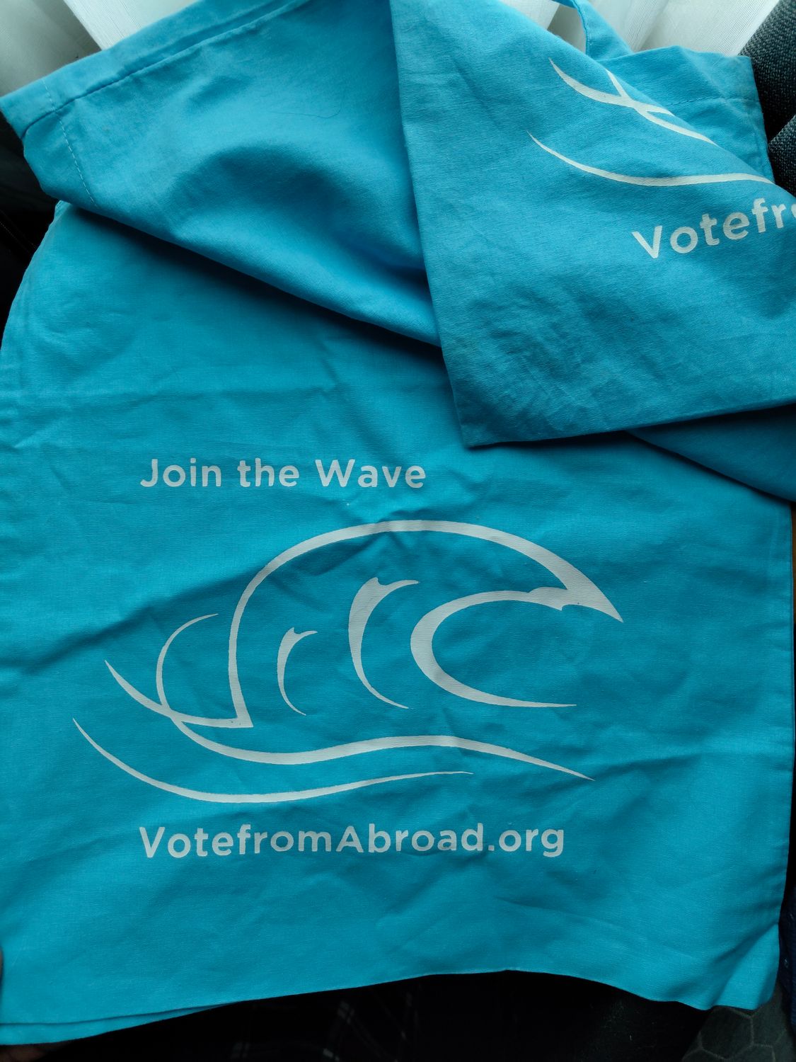 Join The Blue Wave Tote Bag