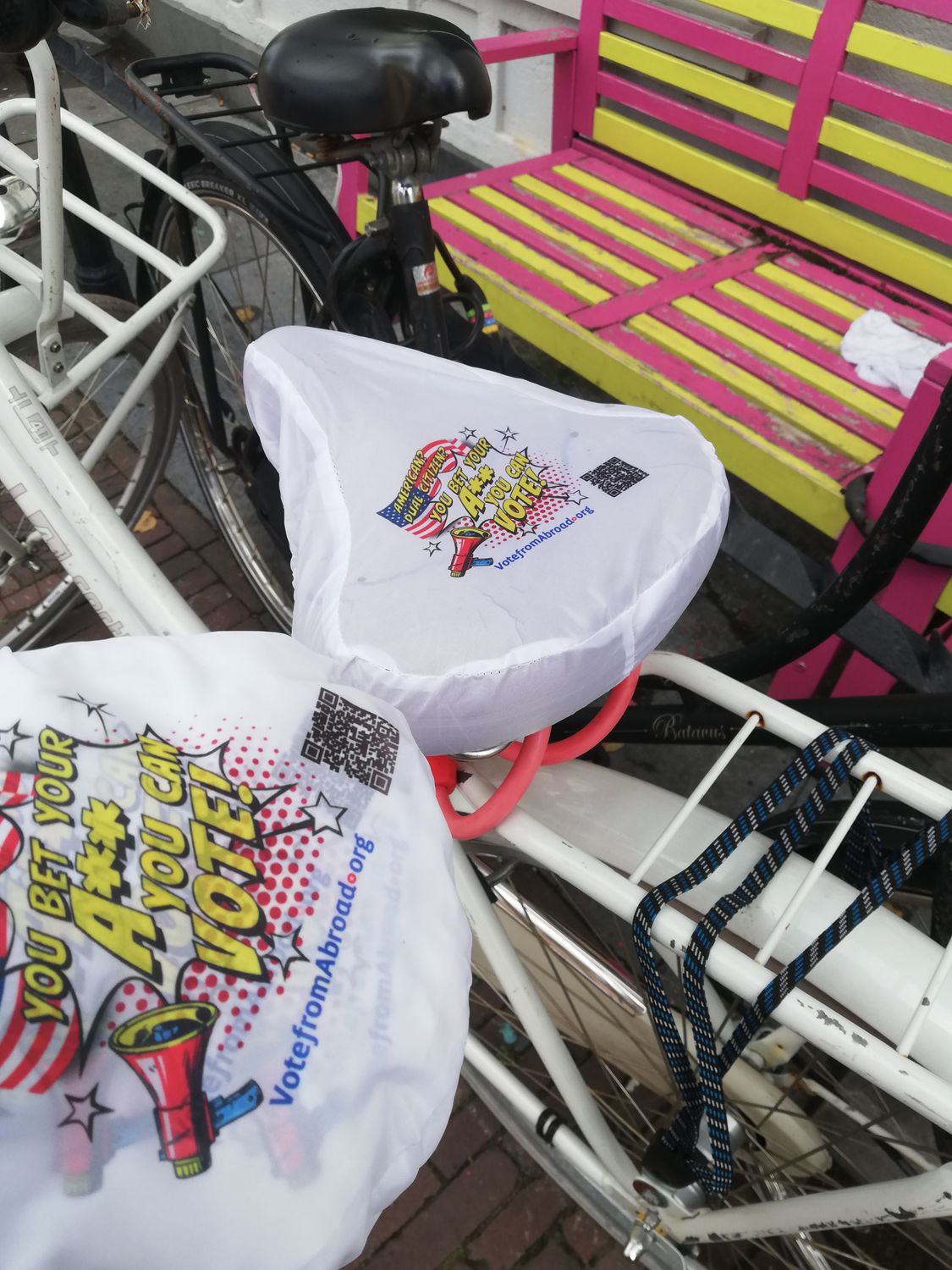 Bike Seat Cover VoteFromAbroad