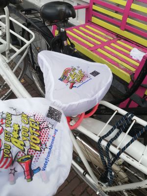 Bike Seat Cover VoteFromAbroad