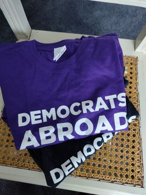 Democrats Abroad Tee Large (Unisex)