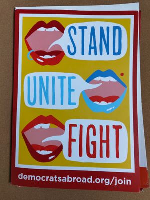Resist/Stand Unite Fight A3 Poster