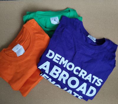 Democrats Abroad Tee Medium (Unisex)