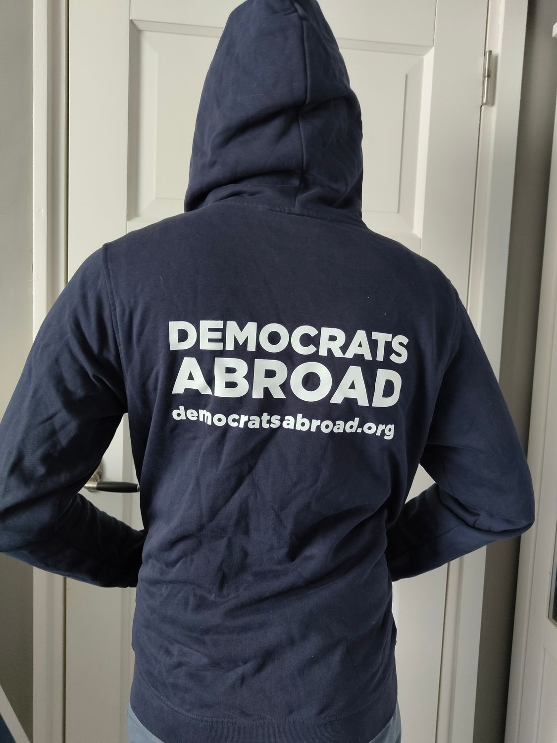 Demcorats Abroad Zip-Up Hoodie