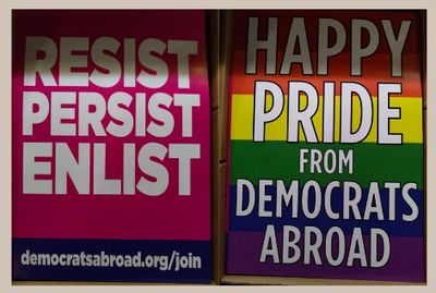 Set of 2 Resist, Persist, Enlist/Pride A3 Poster