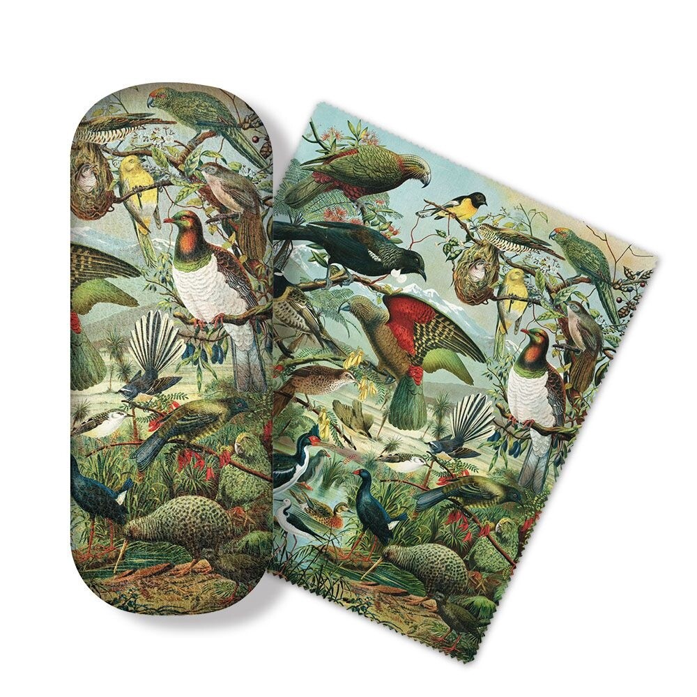 Glasses Case - NZ Native Birds