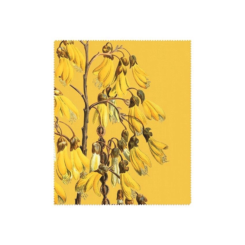 Lens Cloth - Vintage Botanical Kowhai