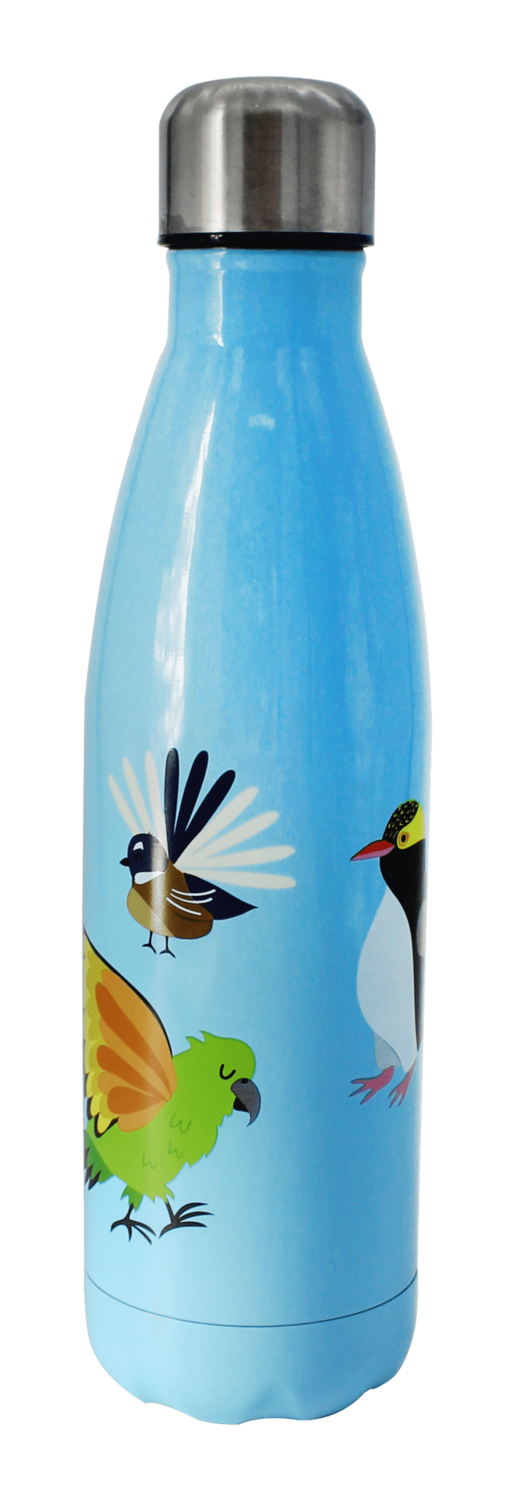 Drink Bottle- Kids, NZ Birds, 500ml