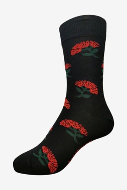 Merino Wool Socks- pōhutukawa