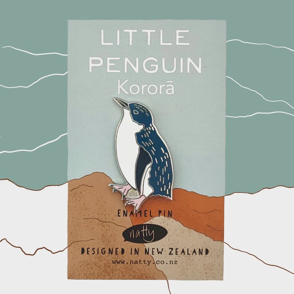 Enamel Pin- kororā / Little Penguin Enamel Pin- kororā / Little Penguin