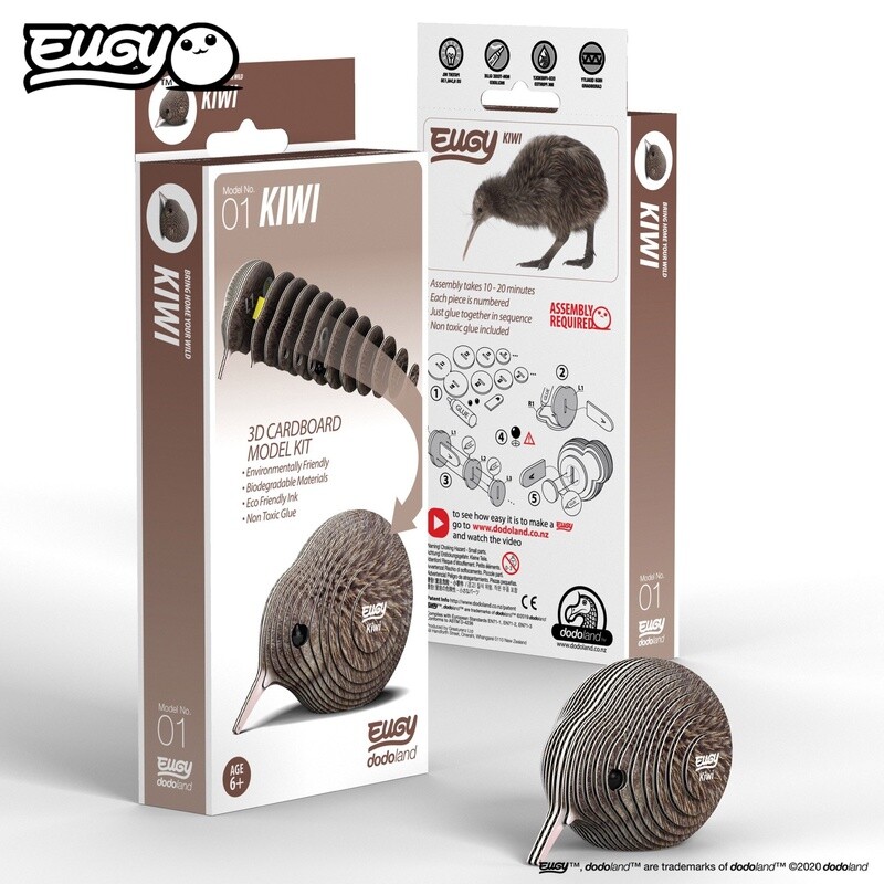 3D Cardboard Model- Kiwi