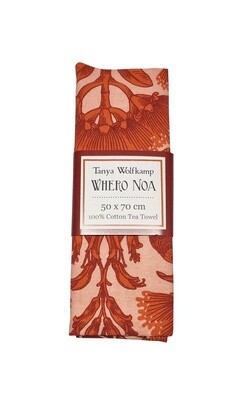 Tea Towel - Whero Noa by Wolfkamp & Stone Tea Towel - Whero Noa by Wolfkamp & Stone