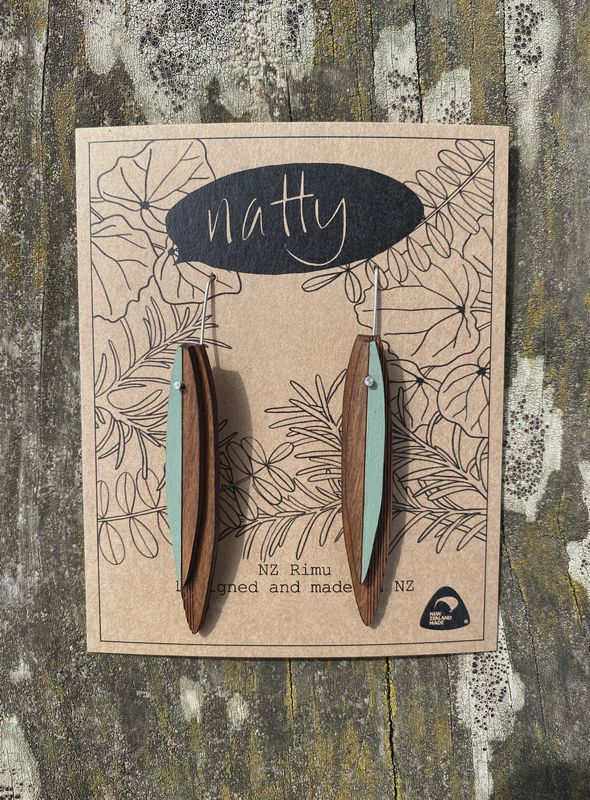 Earrings- harakeke/Flax