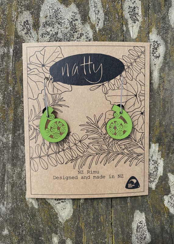 Earrings- koru/ponga