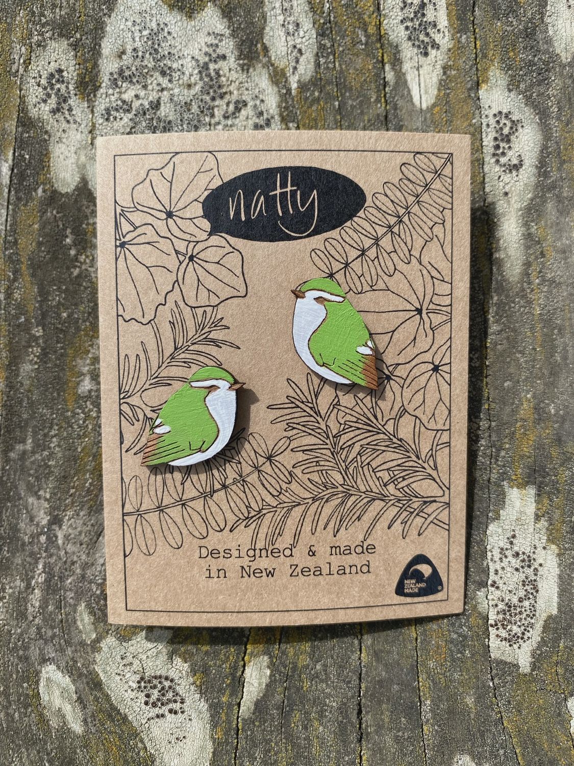 Earrings- MM titipounamu/Rifleman