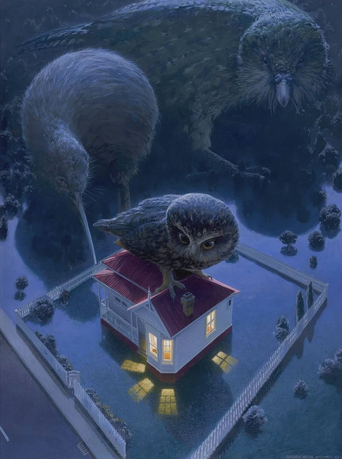 Matted Print- Wild Nightlife Matted Print- Wild Nightlife