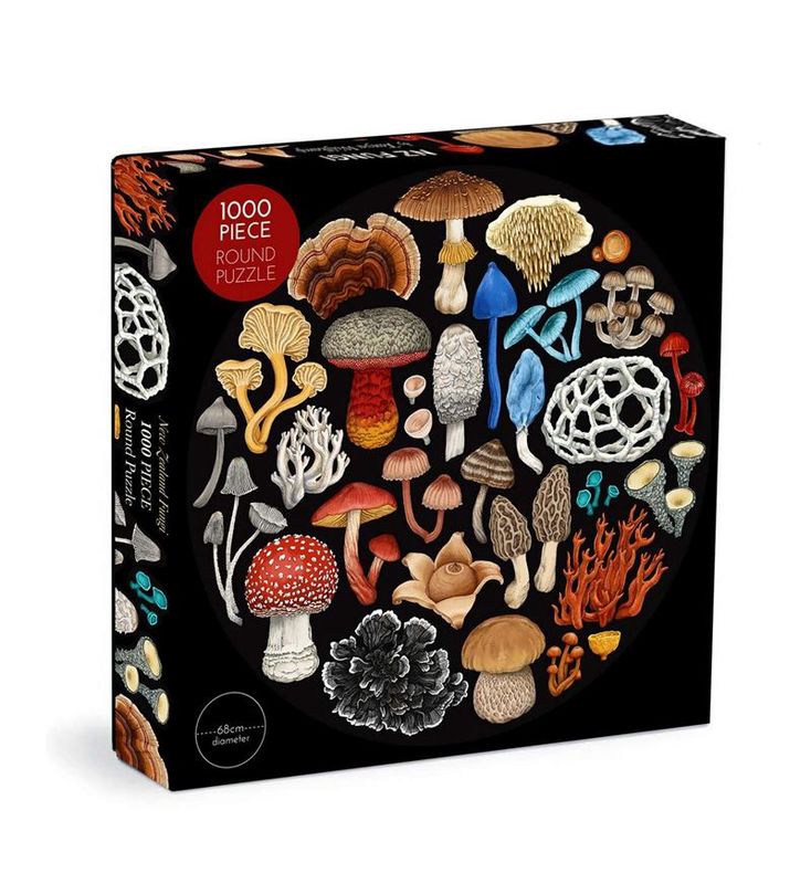 Round Puzzle 1000 Piece- Fungi
