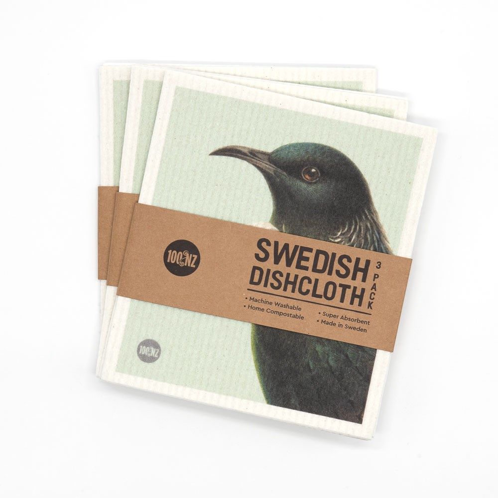 Dishcloth Set of 3- Hushed Birds