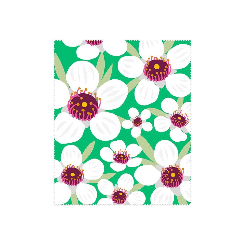 Lens Cloth - Bright Botanical, Mānuka