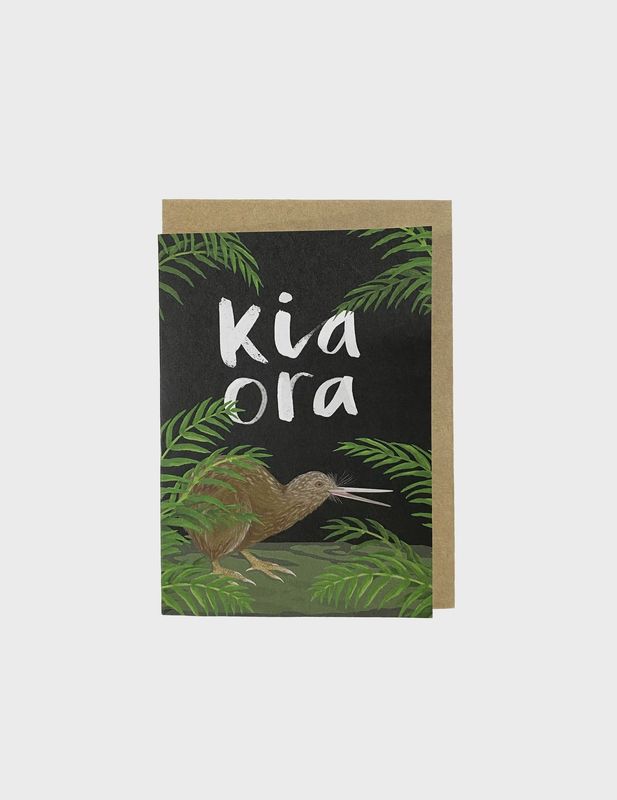 Greeting Card- kia ora Kiwi
