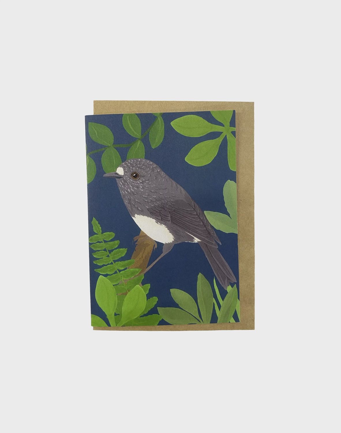 Greeting Card- Toutouwai/NZ Robin