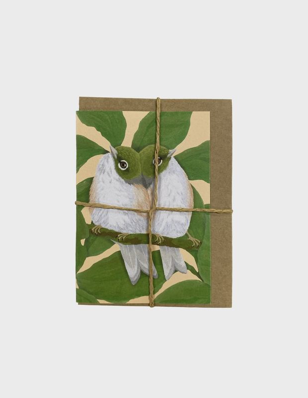 Mini Greeting Card (4 pack)- Love Birds