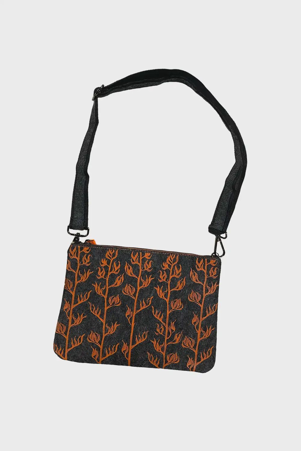 Cross-Body Bag - Orange Harakeke