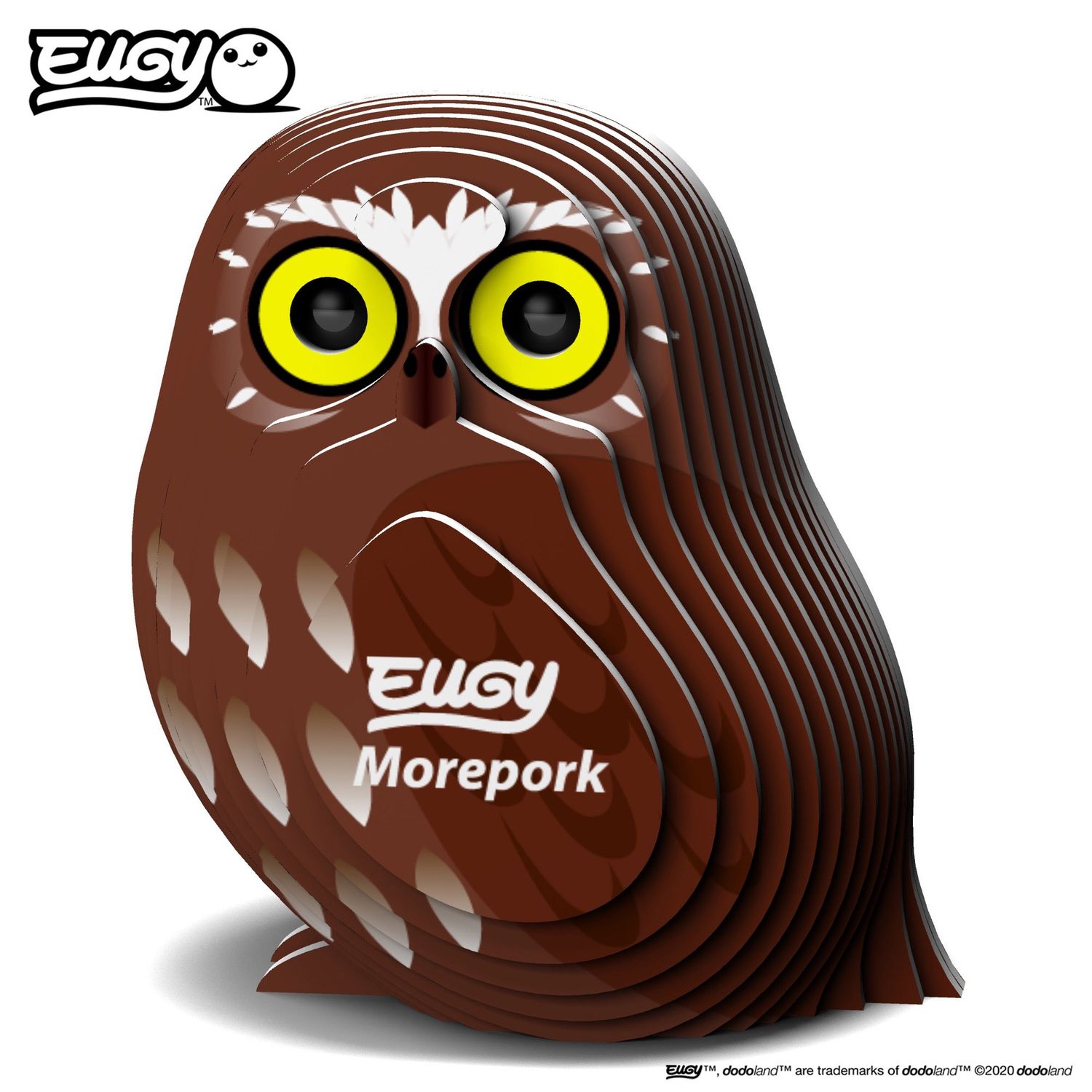 3D Cardboard Model- Morepork/ruru