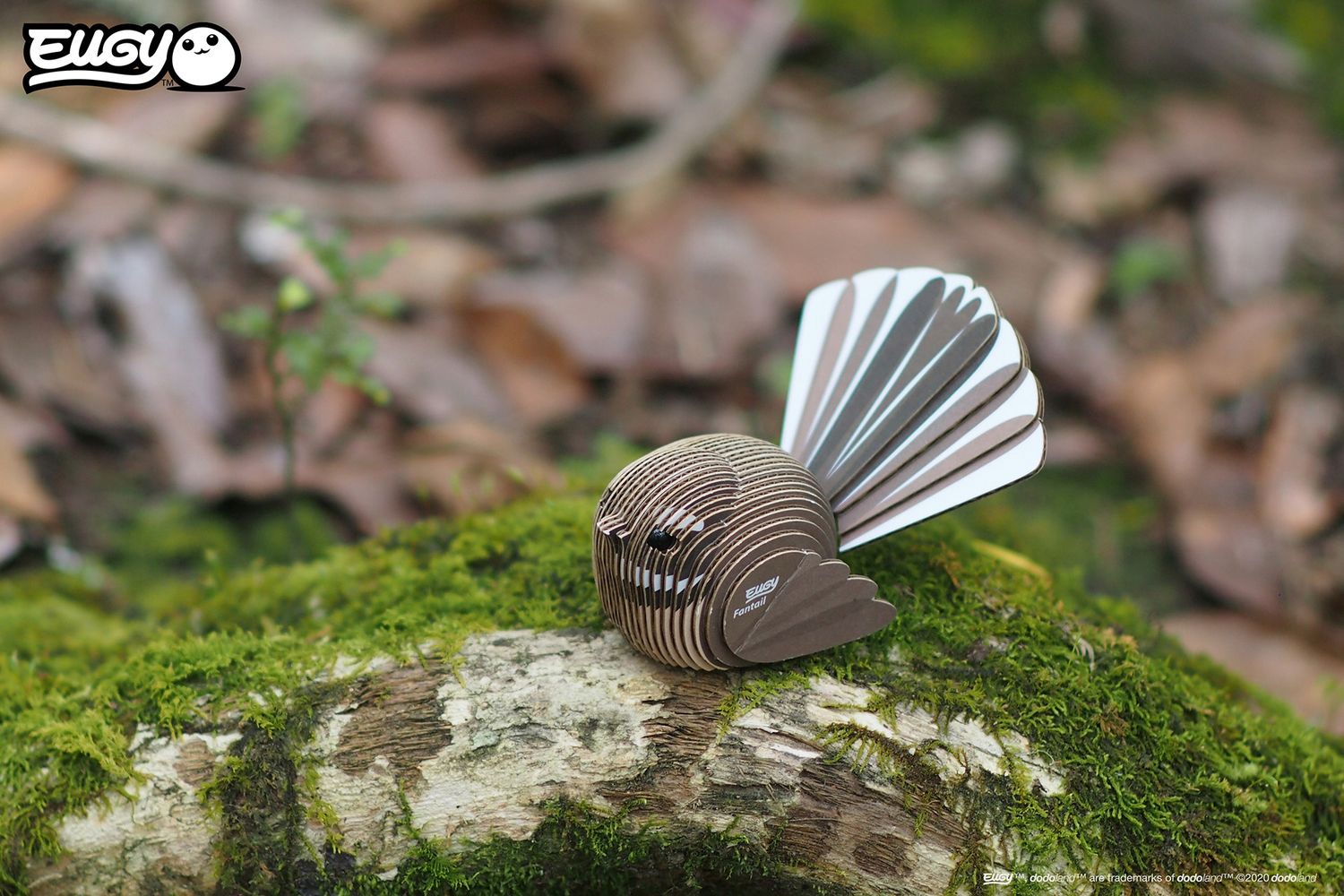 3D Cardboard Model- Fantail/pīwakawaka